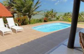 Chalé com piscina privada vista mar-Zumbi-RN - Foto 2