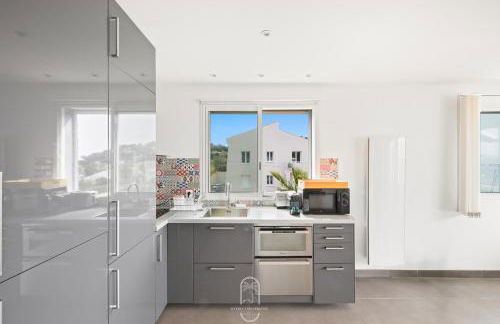 Villa Antoine 1er étage Vue Mer La Garonne WiFi PK By HC - Foto 9