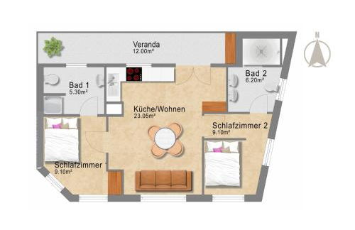 Schäfers - Ihr Wohlfühlort - Hochwertige Ausstattung, Naturgrundstück mit Bachlauf, Terrassen, WLAN, Parken - an 2 Seen bei Leipzig - Foto 22