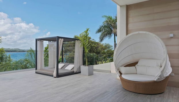 Gorgeous Beach House Perched Right Over the Ocean - Foto 4, Habitación