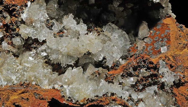 Cristaux extraits des mines