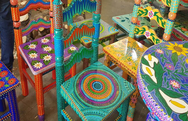 Tour des villages d'Oaxaca : San Martín Tilcajete, Teotitlán del Valle et Santa Maria el Tule - Photo 2