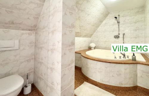 Luxus Ferienhaus Villa EMG München in Moosburg mit Pool, SPA, Kamin, Wald, See für Familien Gruppen bis 24 Personen - Foto 9