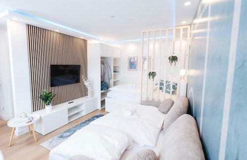 BellaBene modernes Studioapartment in zentraler Lage mit Balkon, Arbeitsplatz, Parkplatz - Foto 6