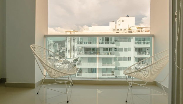 w Stunning 3BR w AC in Cartagena - Foto 4, Habitación