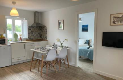 Apartamentos turísticos Praia de Seselle, terraza y jardín a un paso de la playa - Foto 17