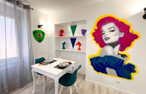 Le Pop Art - Studio near Train Station - 2 people - Foto 6