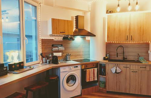 Le Cosy Perpignan Centre, 2 rooms, 2 bathrooms, free WIFI, free parking, lift, central, renovated, spacious - Foto 10