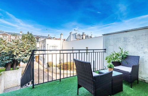 Charmant studio avec terrasse, Gare à 200m et parking gratuit - Foto 28