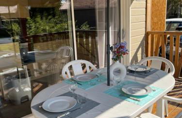 CHALET 10 chaleureux tout confort dans domaine avec Piscine au cœur des Landes bord de Lac avec plage aménagée - Foto 2