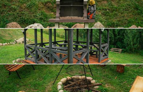 Domek na Mazurach nad stawem z jacuzzi - Photo 9