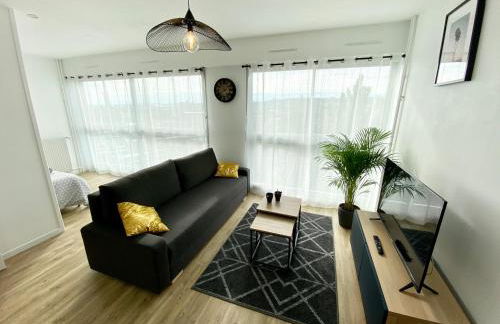 L'INDUSTRIEL CHIC, 2 PIECES AVEC VU IMPRENABLE SUR ROUEN - Foto 6