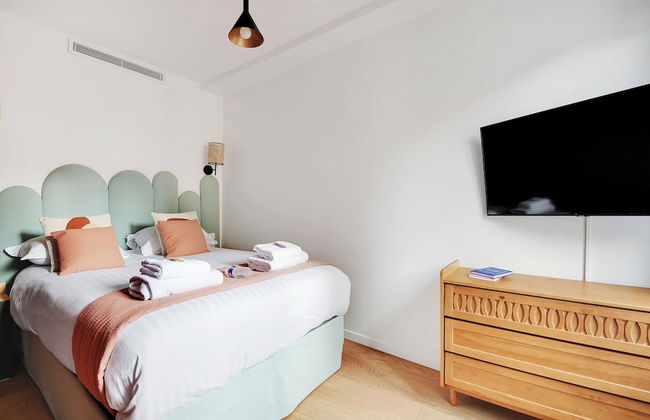 Peaceful Apartment - 1br/4p - Sacre Coeur - Foto 5