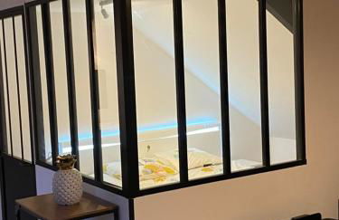 Appartement Atypique- Esprit Atelier Loft - parking privé - Wifi - vidéo - Foto 9