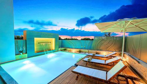 Perla Villas with Heated Pool - Foto 4, sunbed