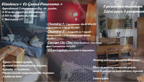 Appartement T2+cabine indépendante au départ des télécabines Saint-Gervais/Bettex/Mont d’Arbois - Photo 3