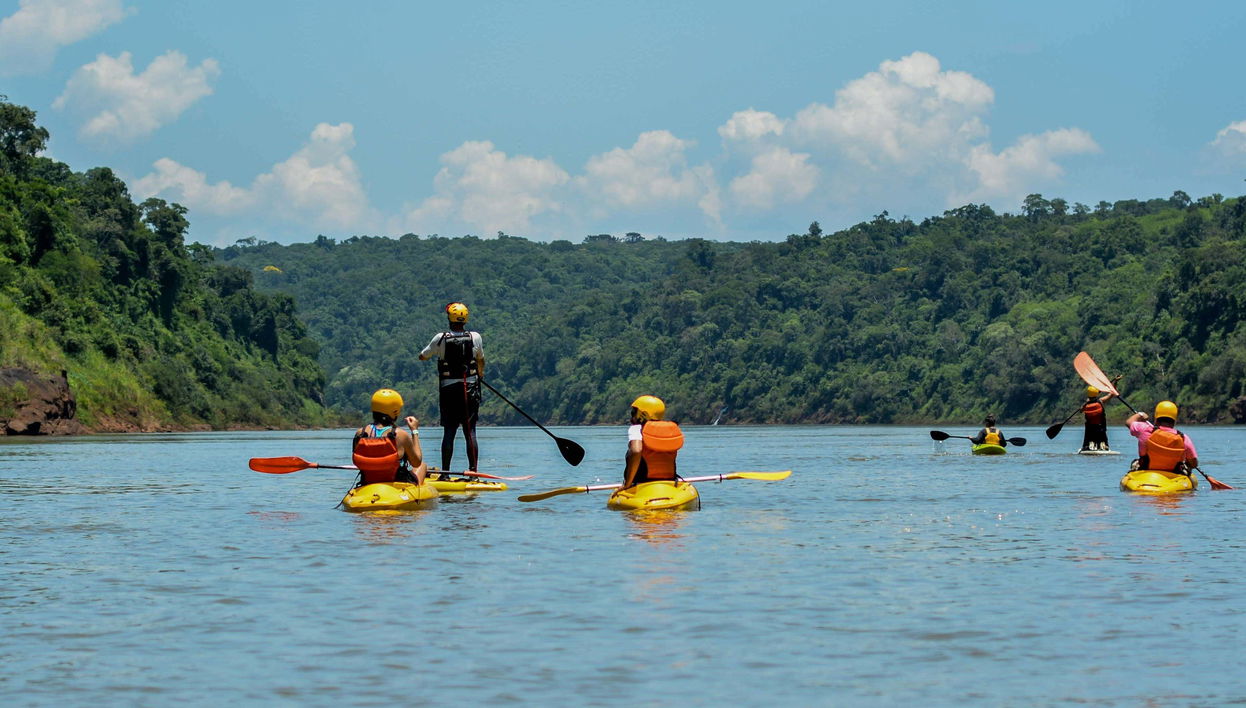 Iguazu River Kayaking or Paddle Surfing + Hiking