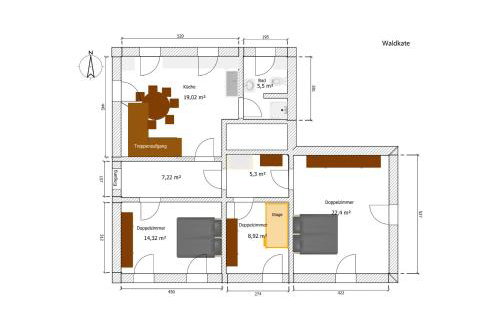 Die alte Waldkate - Windschief und mitten in der Natur - Foto 26