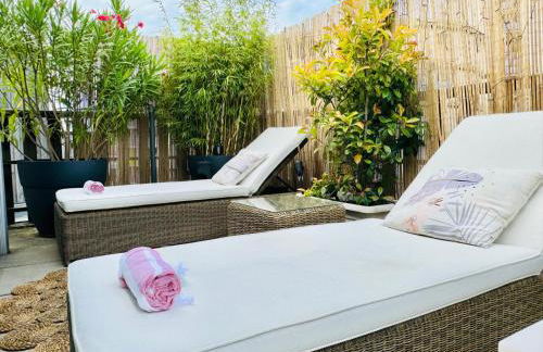 Loft atypique 130 m2 Clim patio couvert et terrasse pkg gratuit tram à 5mn à pied un accès direct au centre-ville - Foto 29