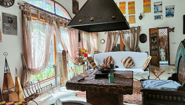 Coin salon dans le hall