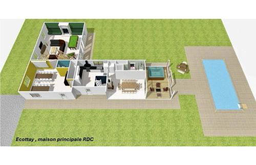 Crazy Villa Ecottay 61 - Heated pool & sauna - 2h from Paris - 30p - Foto 49