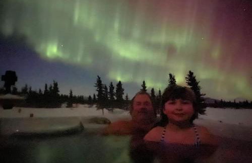 Northern Lights from Hot Tub, Denali National Park - Photo 38