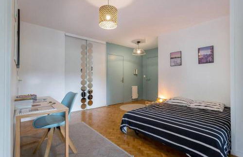 Appartement Lyon Centre Confluence 100 m2 Parking Terrasses - Foto 12