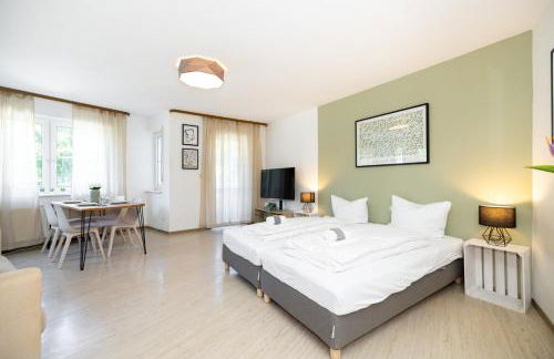 Ruhige Ferienwohnung mit Terrasse am Rande von Würzburg - Foto 1