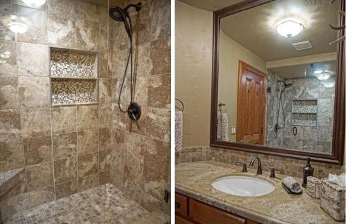 Outdoor Private Hot Tub, In Home Movie Theater, Luxurious Creekside Home - Photo 35