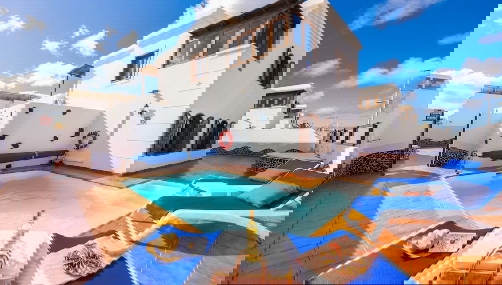 Villa Dulce in Tias With 4 Bedrooms and 2 Bathrooms - Foto 1, Habitación