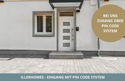 Iller Homes Memmingen - Moderne Fewos mit Terrasse für bis zu 7 Pers mit Parkplätzen - Foto 42