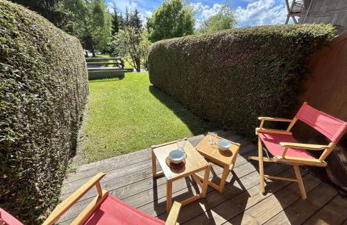 Studio Alcôve Cosy, 4 Pers, Jardin, Parking, Proche Télécabine et Golf - Megève - FR-1-597-21 - Photo 14