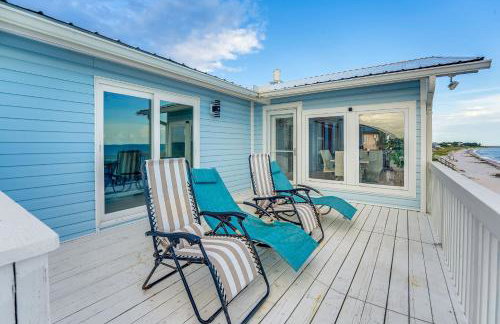 Alligator Point Beachfront Home with Private Hot Tub - Foto 21