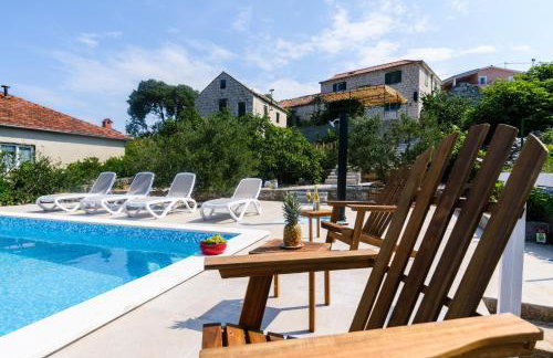 Family friendly house with a swimming pool Zedno, Ciovo - 23762 - Foto 6