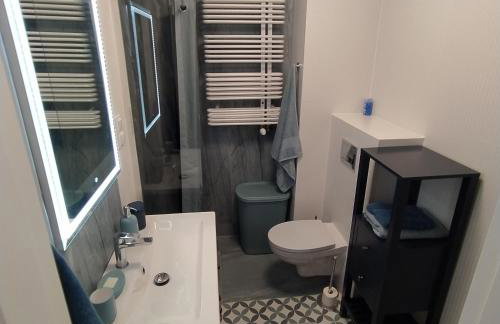 Apartamenty Centrum Warszawska 66 niebieski i różowy - Photo 11