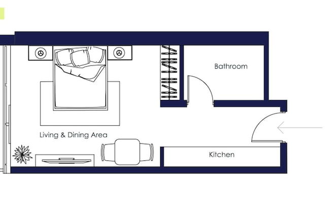 bnbme | Damac Hills Carson Tower | STUDIO - Photo 9