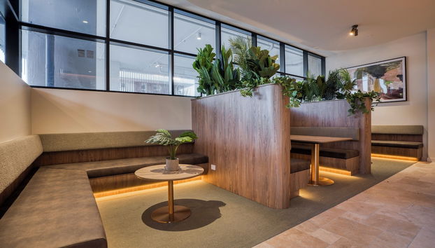 Sala de estar do lobby