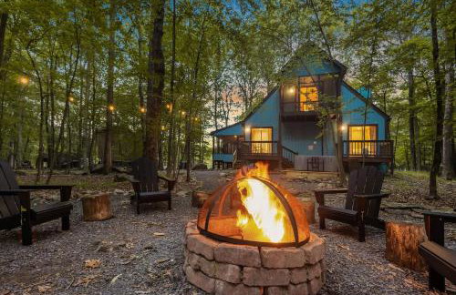 A-Frame Hot Tub Hike Firepit Design - Foto 55
