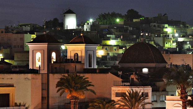 Anoitecer na localidade murciana de Águilas