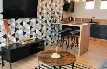 Perle d'Opale T2 FACE MER BALNÉO-SPA PARKING PRIVÉ WIFI NETFLIX HÔTEL&LOGDE 4 PERS - Foto 16