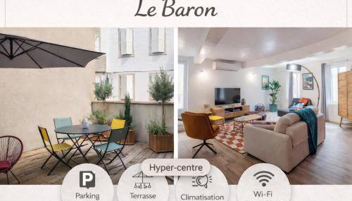Le Baron - Hypercentre - Terrasse et garage privé - Recharge électrique - Foto 4