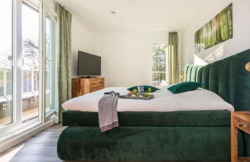 Exklusives Ferienhaus am See mit Hund, Sauna, Garten, 140qm - Foto 19