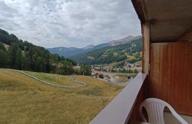Appartement la Foux d'Allos vue sur la montagne - Foto 13