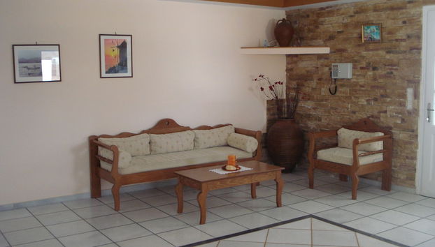 Coin salon dans le hall