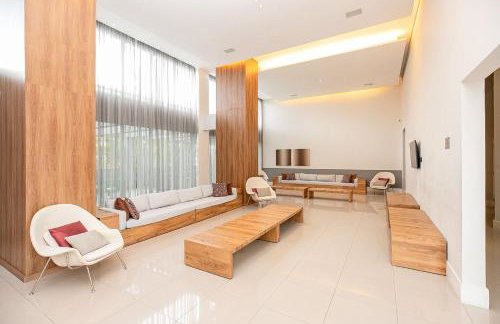 Studio Campo Belo com Rooftpo Piscina e Metrô - Foto 9