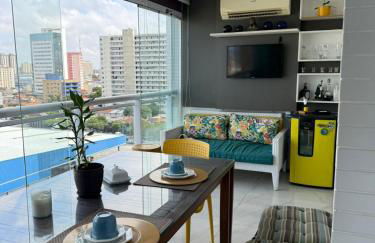 Apartamento completo com 3 SUÍTES - Piscina, Academia, Varanda Gourmet com uma vista privilegiada - Hospedagem à altura da COP30 - Foto 15