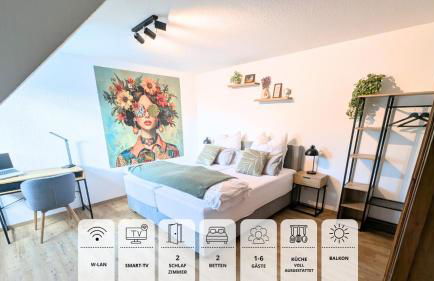 Basilika One, FEWO für bis zu 6 Pers mit 2 Schlafzi, Balkon und Tiefgaragenstellplatz - Foto 1