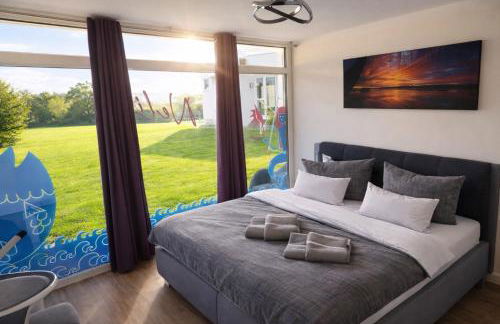 Elegantes & modernes Apartment NeLi mit Terrasse, 100m zum Hafen Röbel Müritz - Foto 4