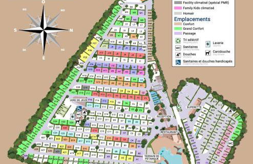 Bungalow Camping 4 etoiles, 6 personnes, climatisation, parking, piscine, Wi-Fi - Foto 20