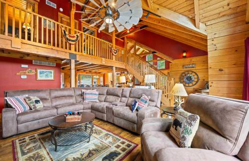 Lakeside Log Home, Private Dock, Near Ark! - Foto 12